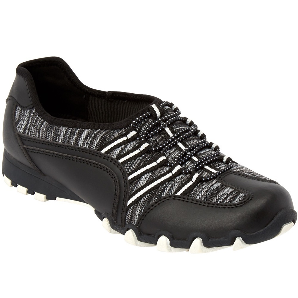 Comfortview Tory Low Top Multicolor Sneakers Heathered Black Sz 12WW